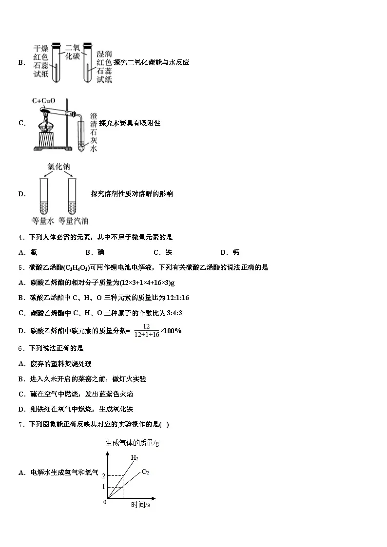 2026届山东省日照市中考二模化学试题（含答案解析）第2页