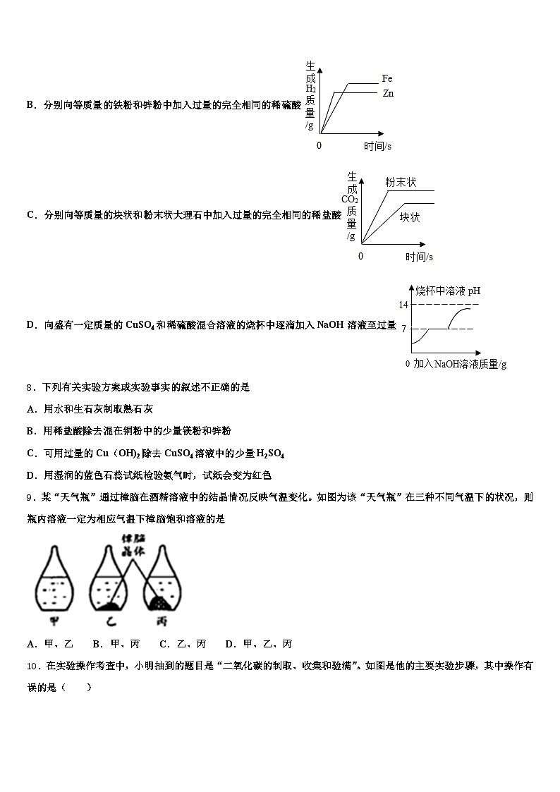 2026届山东省日照市中考二模化学试题（含答案解析）第3页