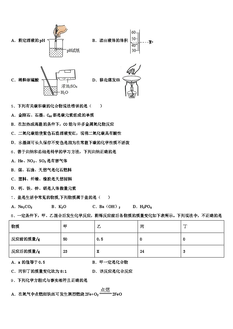 2025-2026学年遂宁市中考化学模拟预测题（含答案解析）第2页