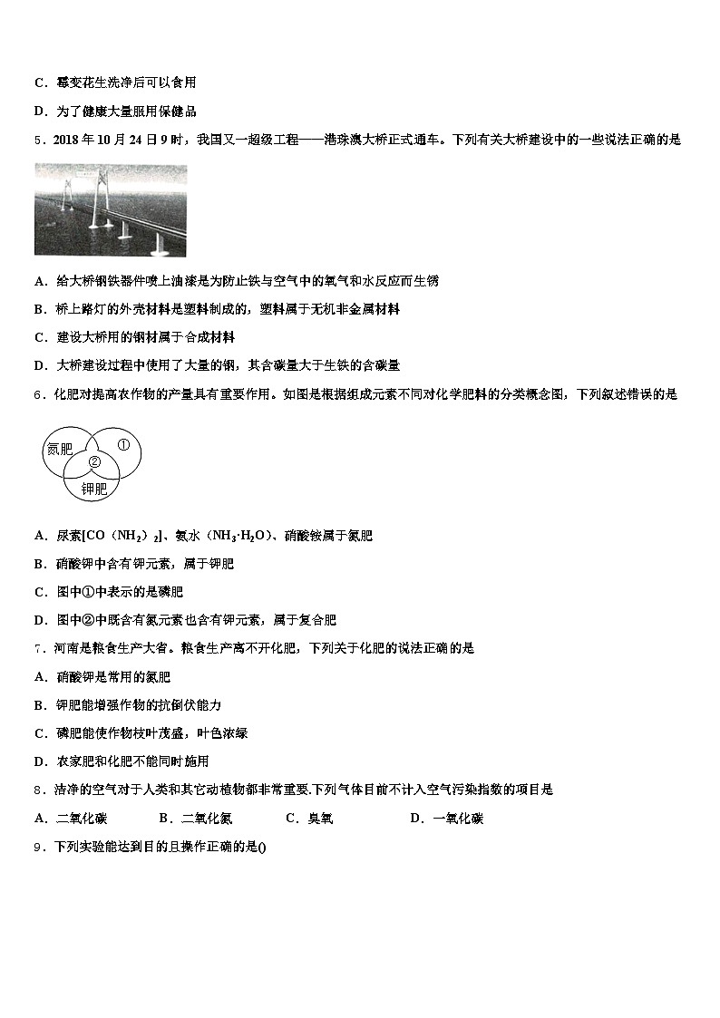 2026年张家界市中考化学仿真试卷（含答案解析）第2页