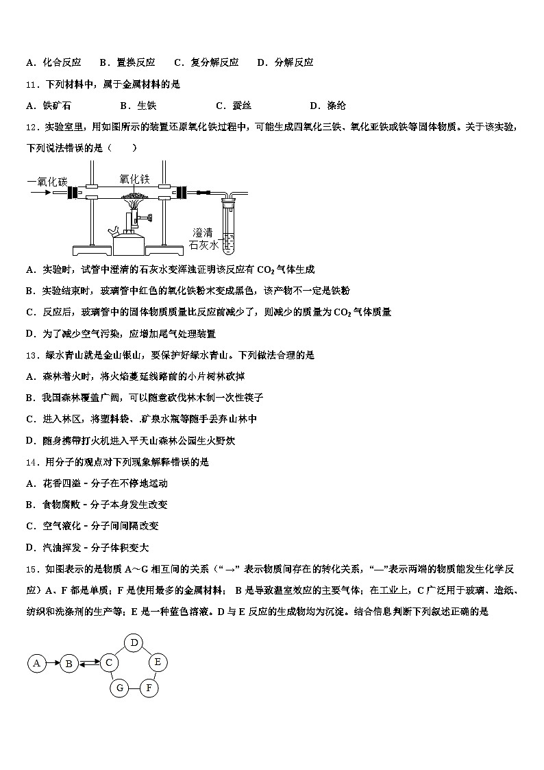 安徽省合肥市2026年中考三模化学试题（含答案解析）第3页