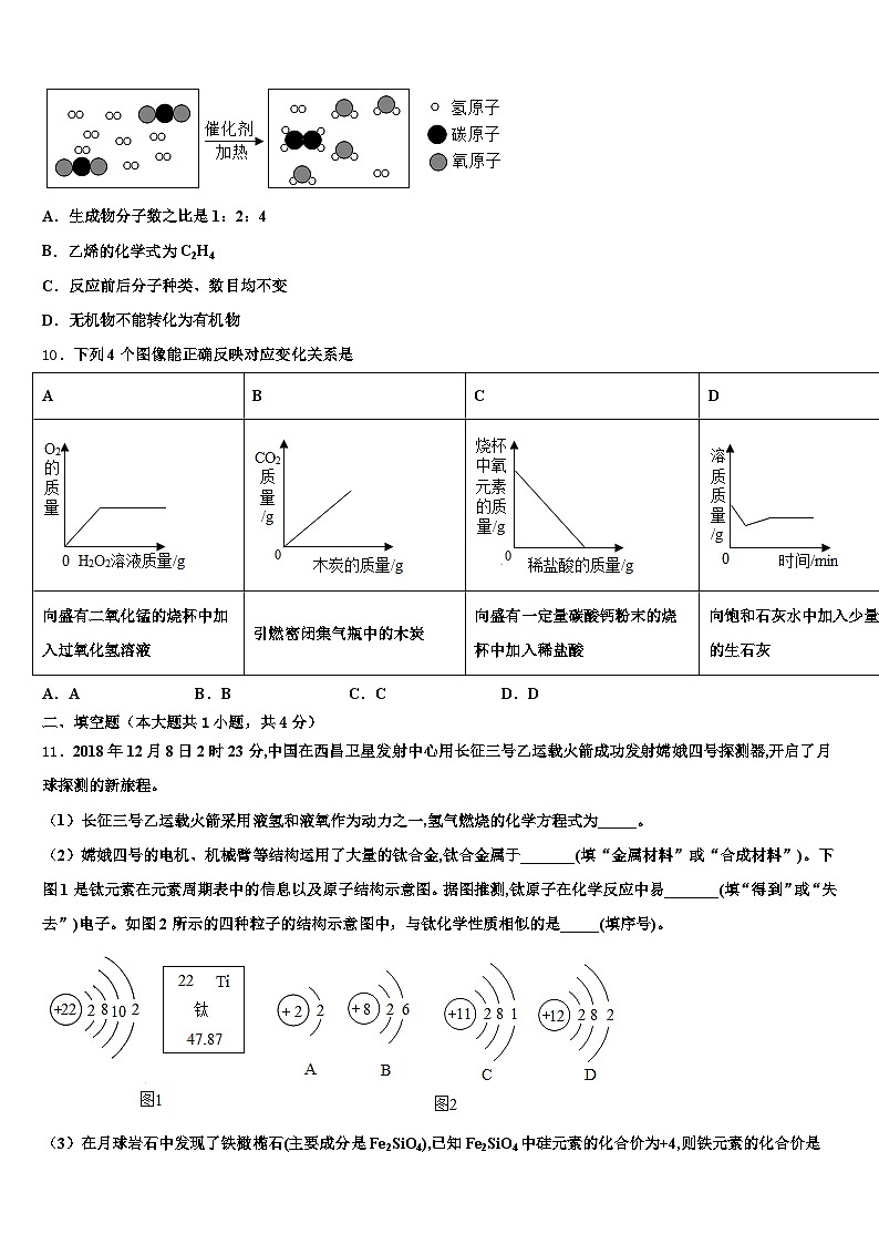 2025-2026学年山西省朔州市中考化学押题试卷（含答案解析）第3页