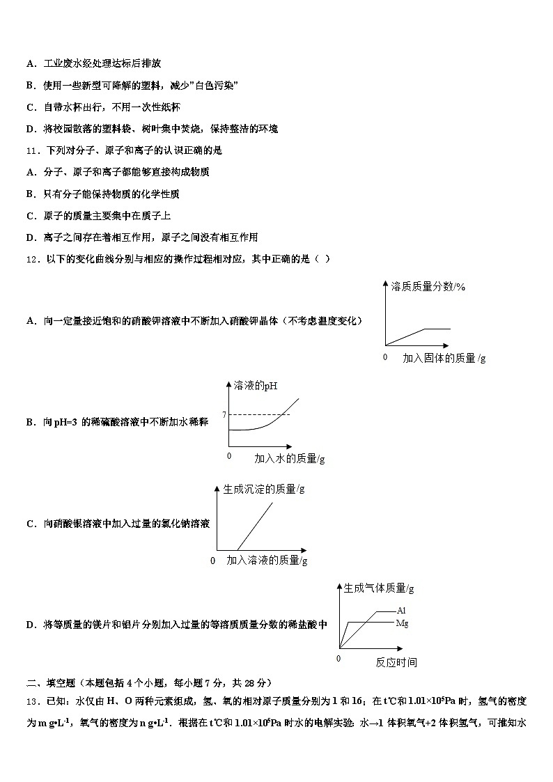 贵州省黔南布依族苗族自治州2025-2026学年中考化学模试卷（含答案解析）第3页