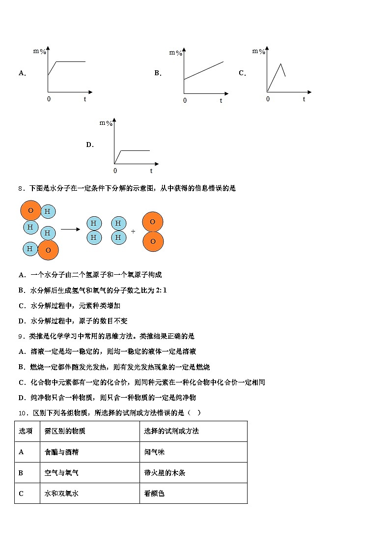 福建省三明市2025-2026学年中考化学押题试卷（含答案解析）第3页