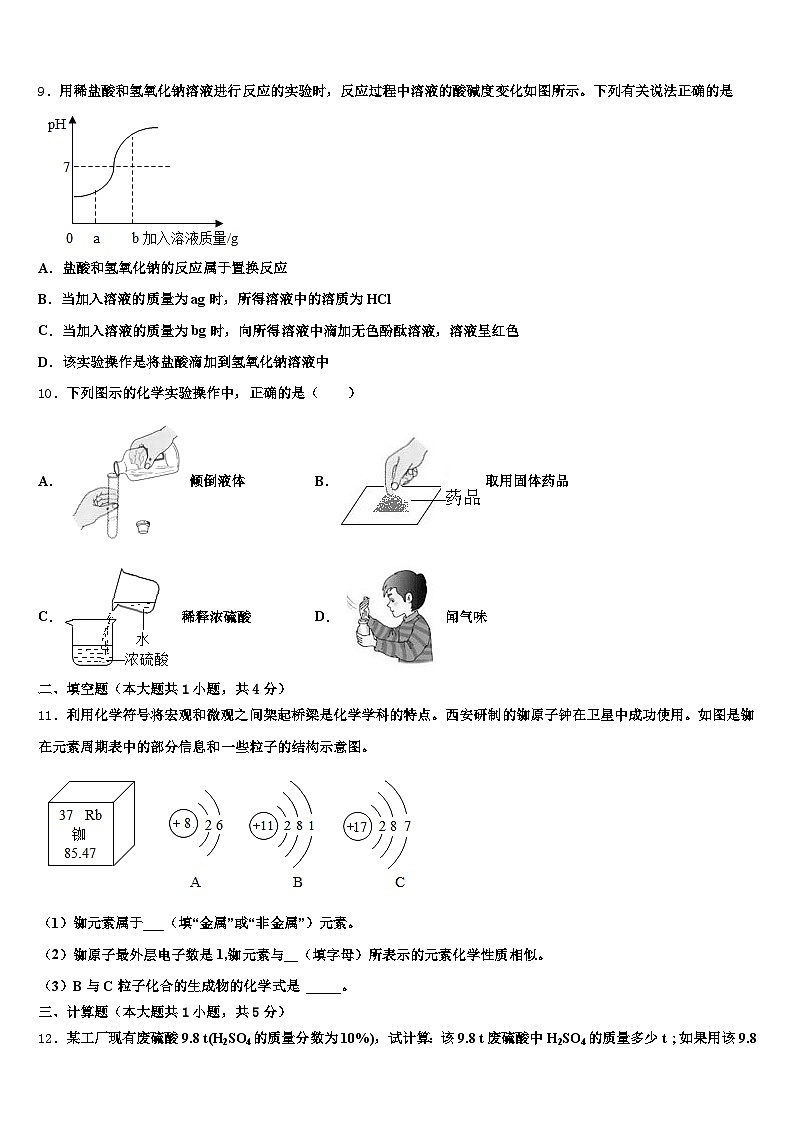 2026年重庆市初中化学毕业考试模拟冲刺卷（含答案解析）第3页