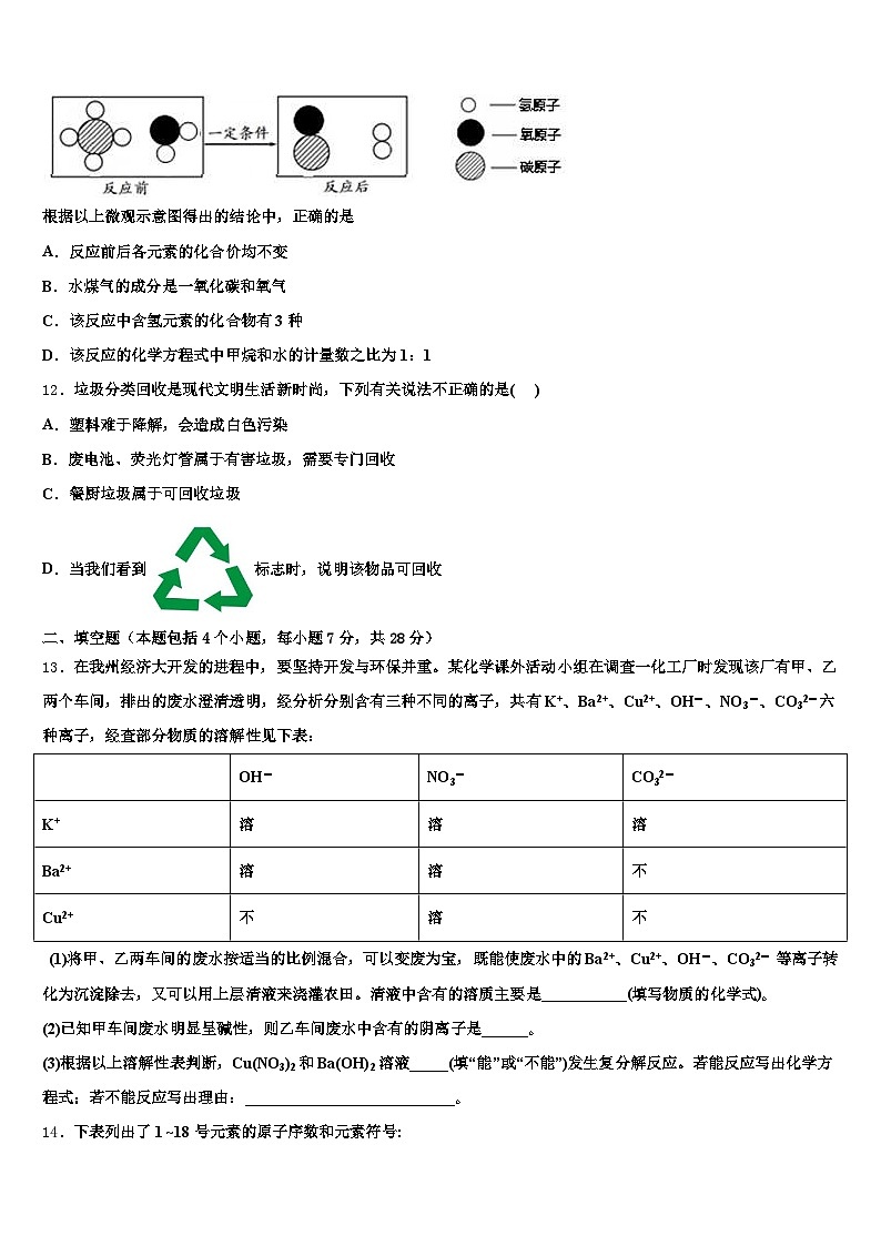 2026年陕西省西安市中考化学押题试卷（含答案解析）第3页