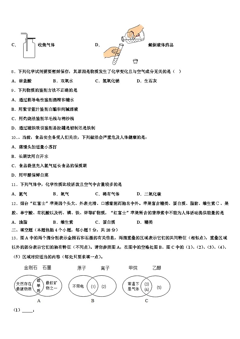辽宁省2025-2026学年中考一模化学试题（含答案解析）第3页