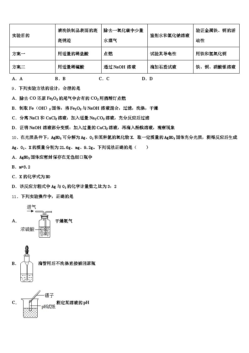 新疆维吾尔自治区博尔塔拉蒙古自治州2025-2026学年中考化学考前最后一卷（含答案解析）第3页