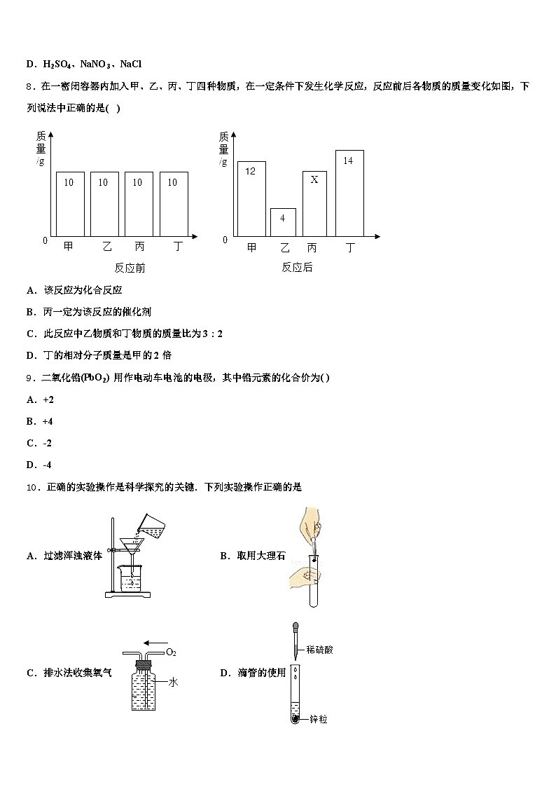 湖北省孝感市2026年中考化学模拟试题（含答案解析）第3页