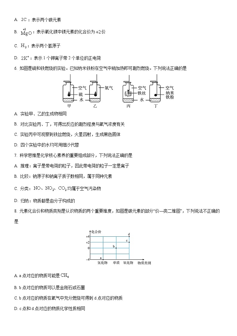 2025-2026学年陕西省汉中市城固县九年级上学期期末考试化学试卷（学生版）第2页