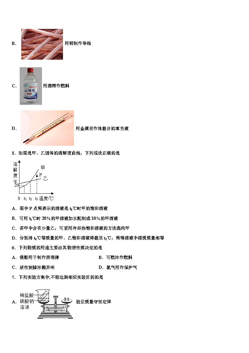 江苏省苏州市张家港市2026届中考化学最后冲刺模拟试卷含解析第2页