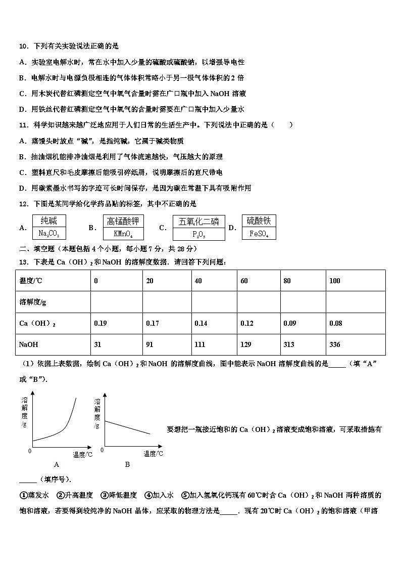 江苏省苏州市张家港市梁丰高级中学2026届中考适应性考试化学试题含解析第3页