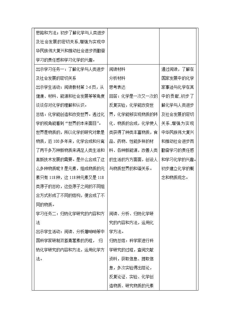 1.1身边的化学-教学设计—2025—2026学年九年级上册《化学》科粤出版社第2页