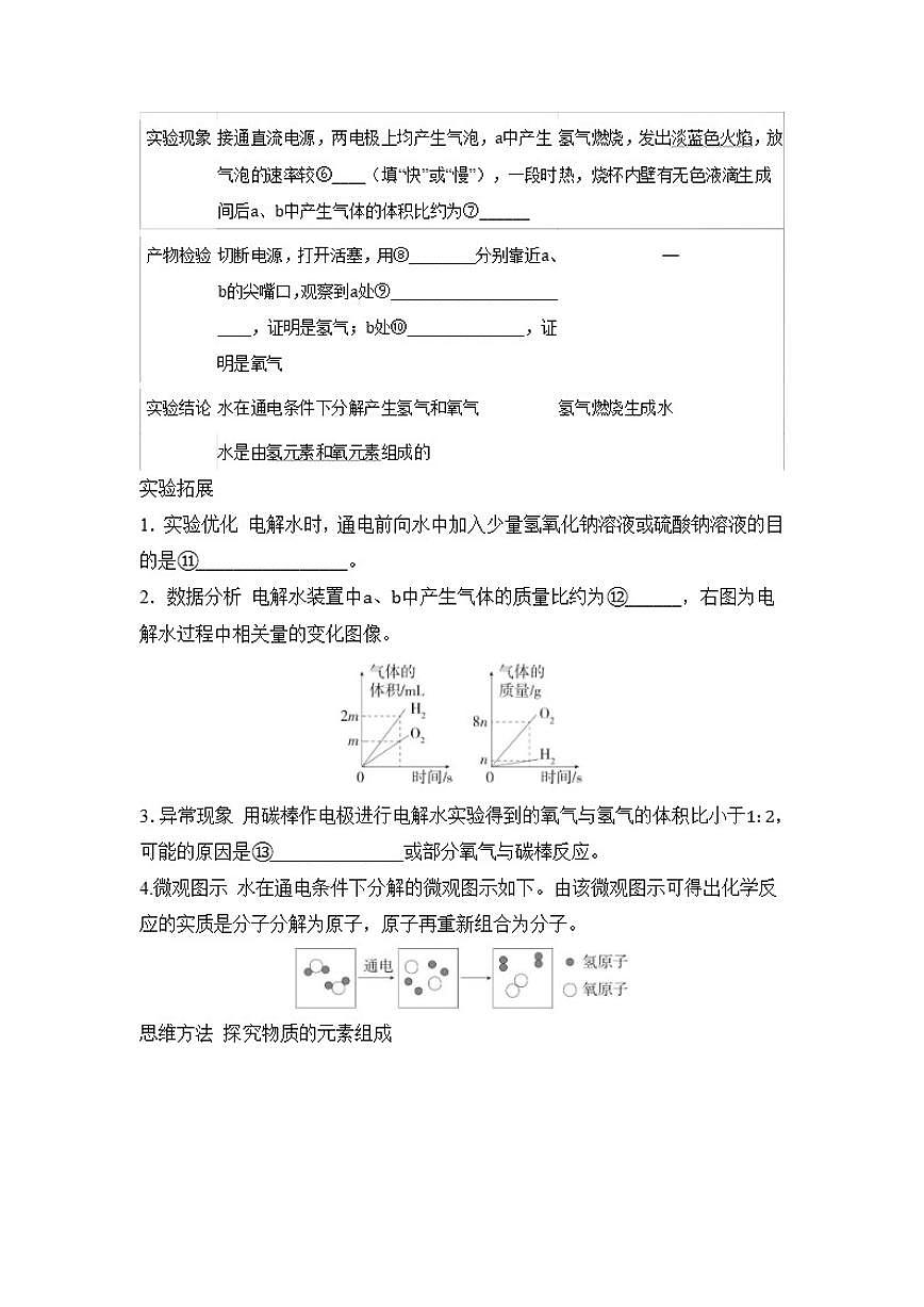 专题四 水和溶液 第1讲 水 2026年中考化学一轮复习练习(含答案)第3页