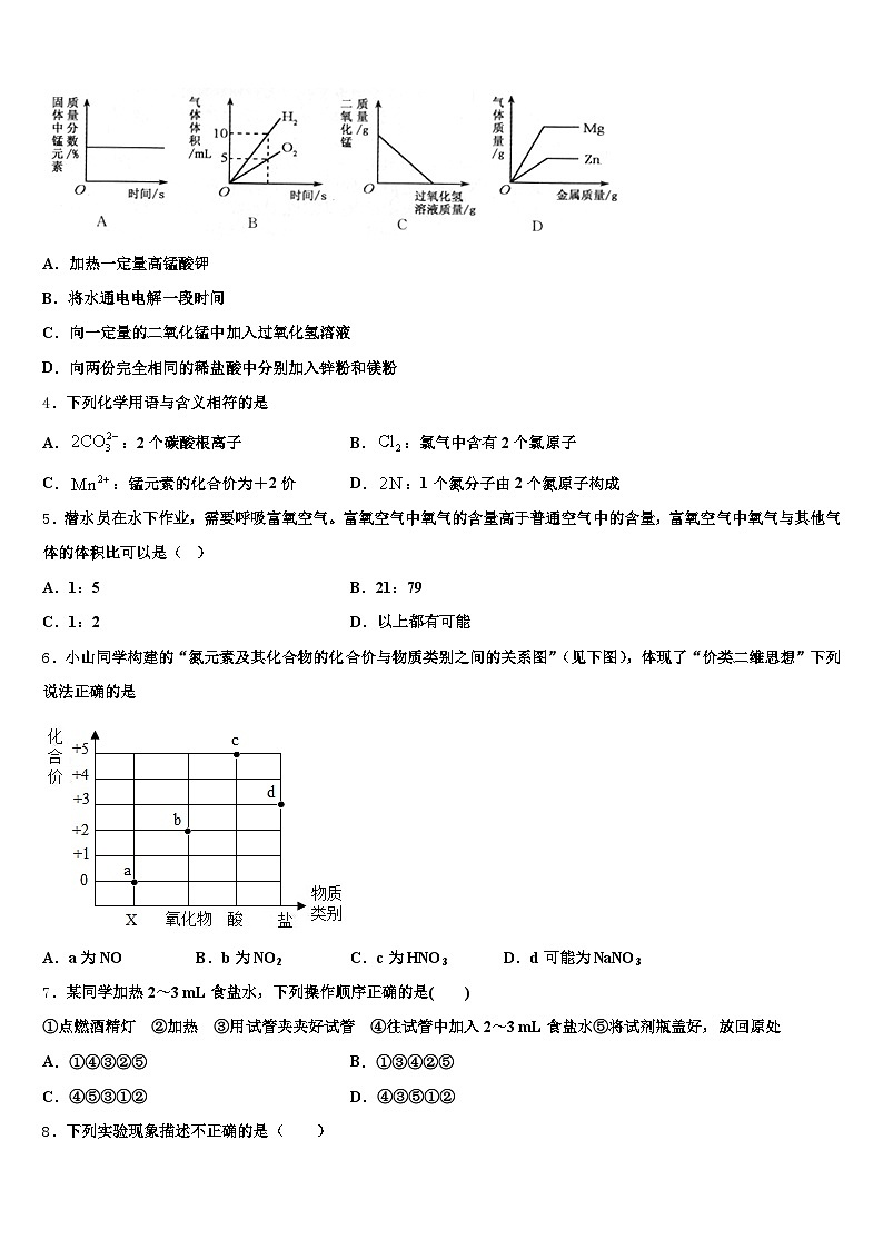 2026年邵阳市中考化学最后冲刺浓缩精华卷（含答案解析）第2页