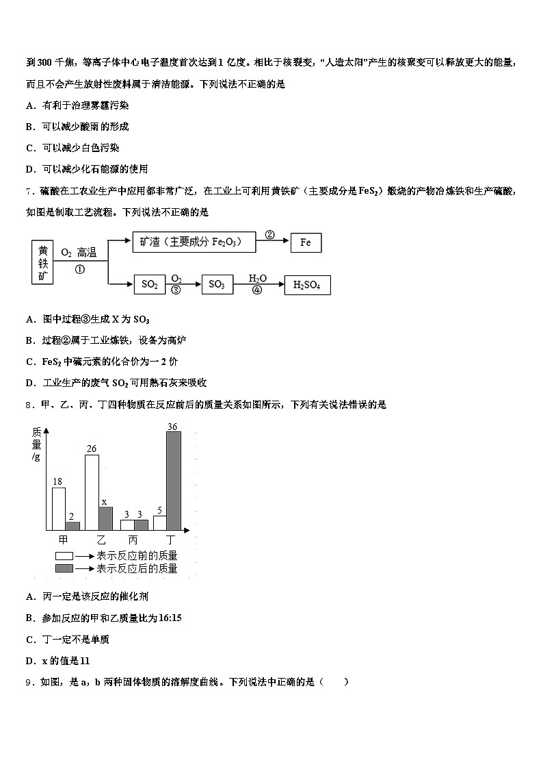 湖北省荆州市2026年中考适应性考试化学试题（含答案解析）第2页