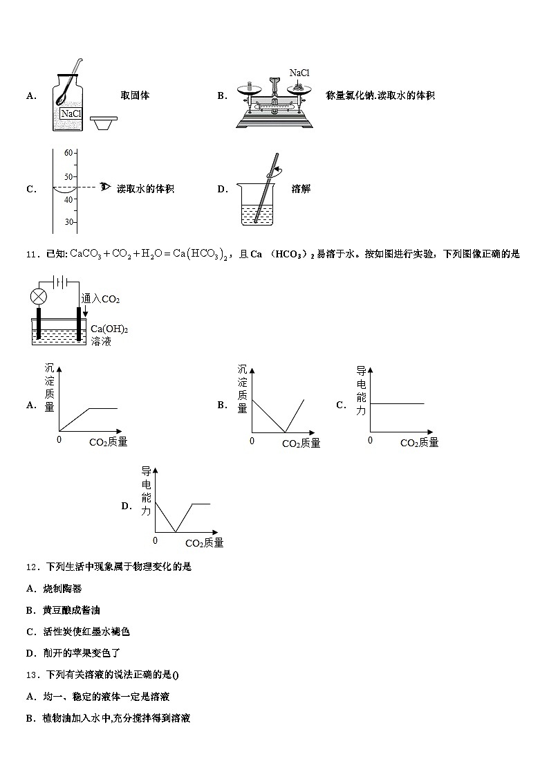 南昌市2026年中考化学押题卷（含答案解析）第3页
