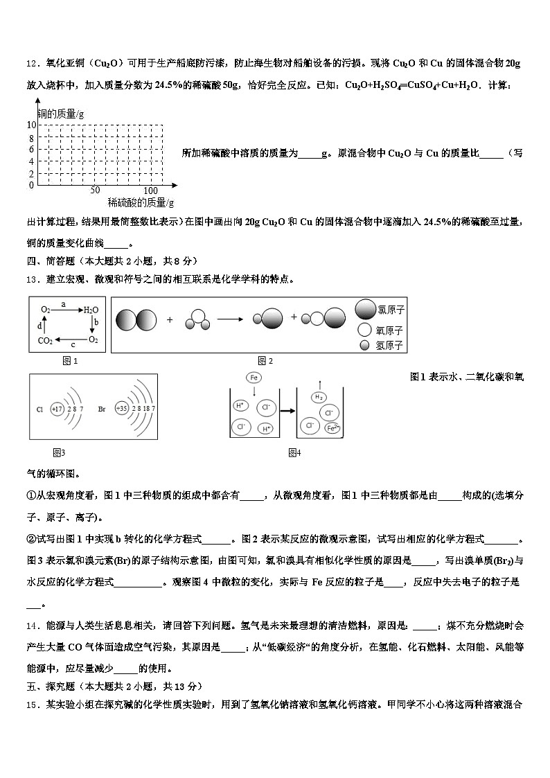 宁夏回族自治区吴忠市2025-2026学年中考化学模拟试题（含答案解析）第3页