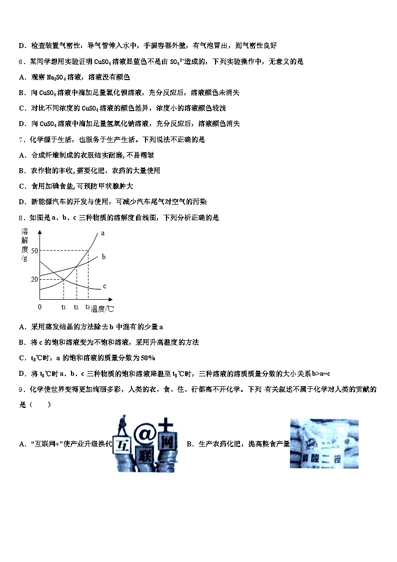 2026年西藏自治区昌都市中考二模化学试题（含答案解析）第2页