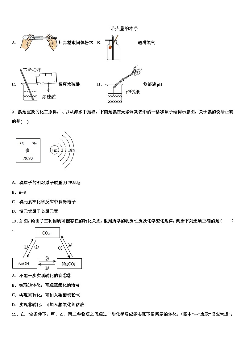 湖北省武汉市2026年中考化学最后冲刺模拟试卷（含答案解析）第3页