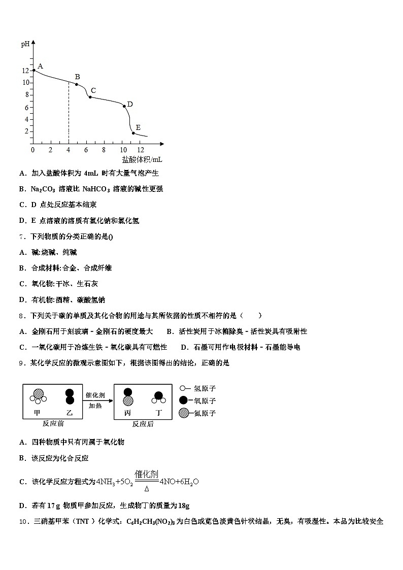 河北省沧州市2025-2026学年中考化学模试卷（含答案解析）第3页