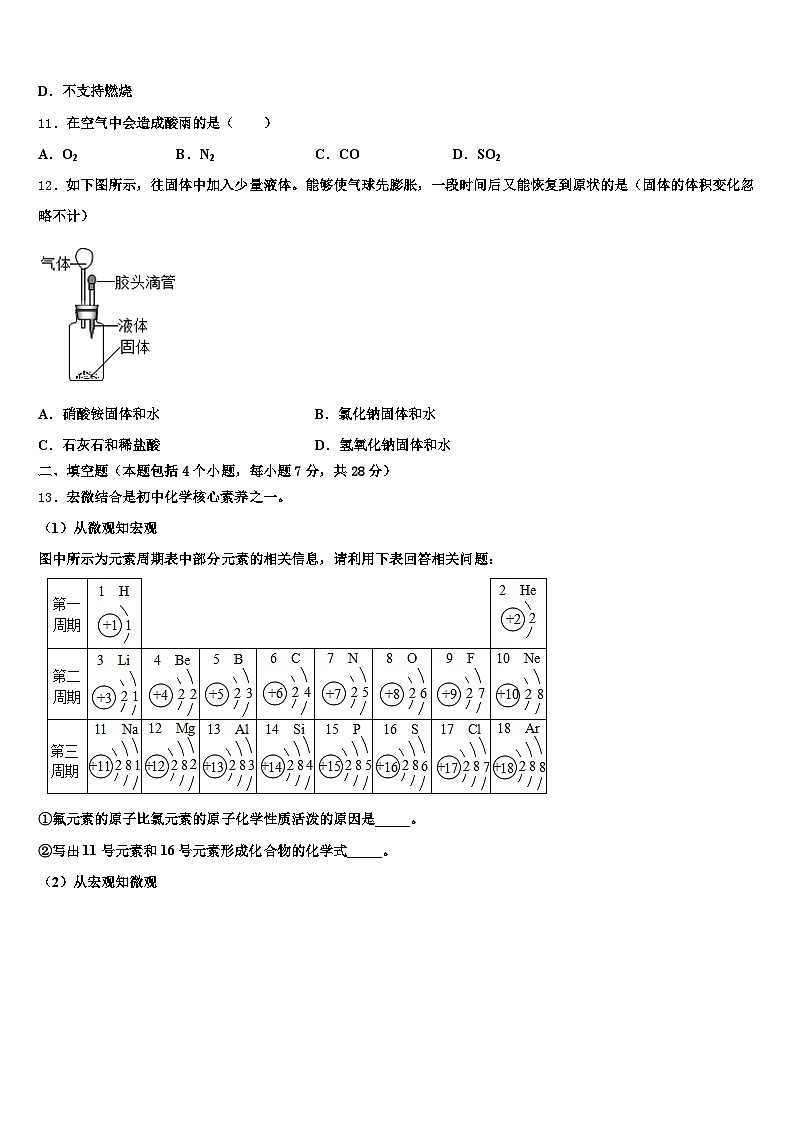陕西省2026年中考化学押题卷（含答案解析）第3页