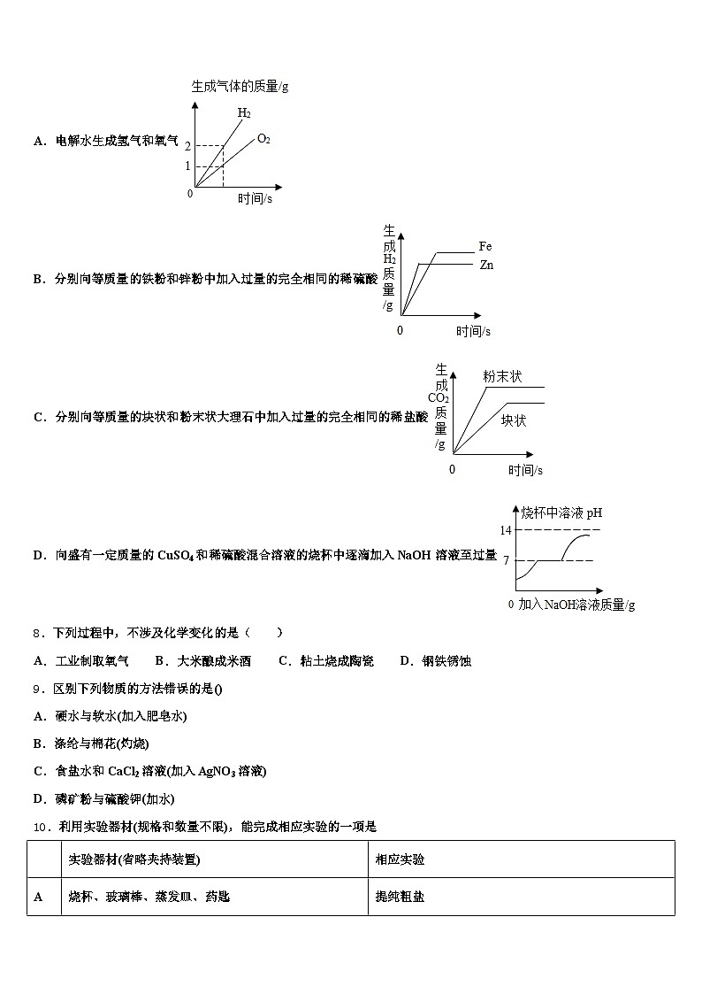 海南省海口市2026年中考化学模拟预测题（含答案解析）第3页