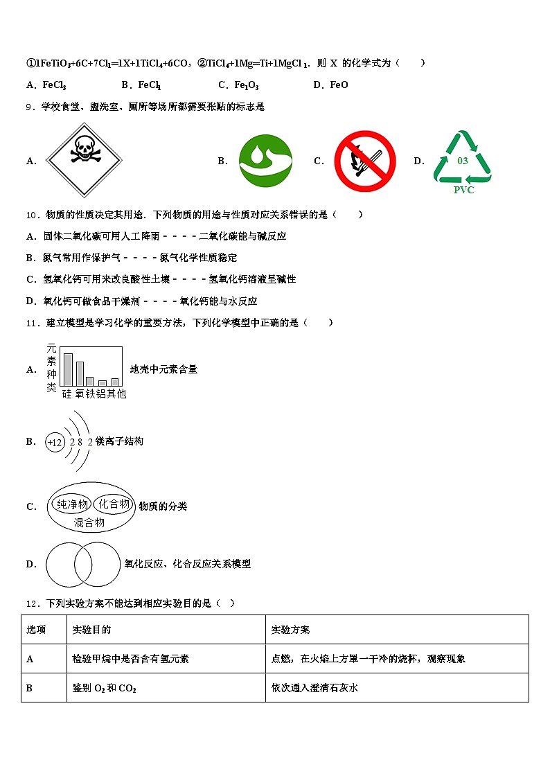洛阳市2026年中考四模化学试题（含答案解析）第3页