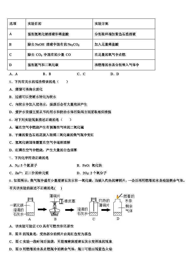 2026年三门峡市中考一模化学试题（含答案解析）第2页