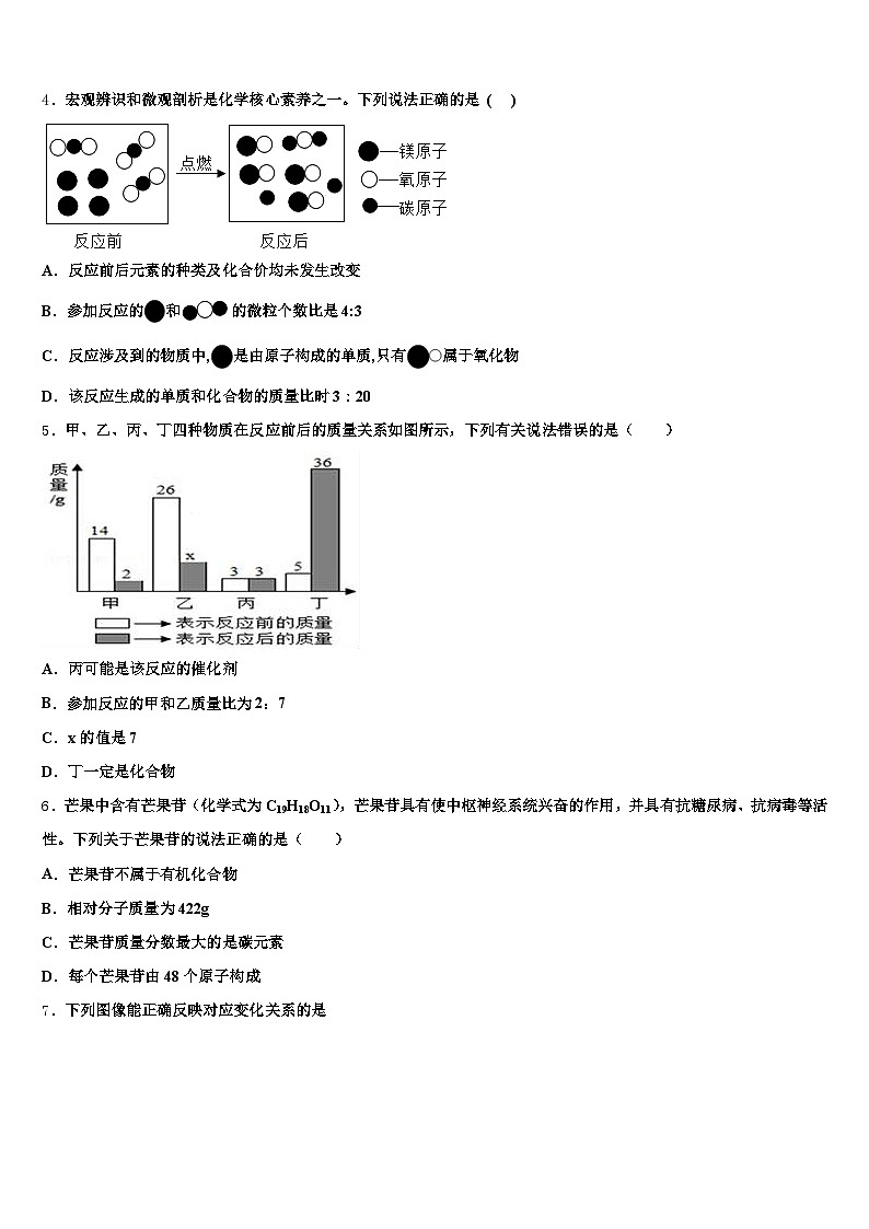 焦作市2026年中考联考化学试题（含答案解析）第2页