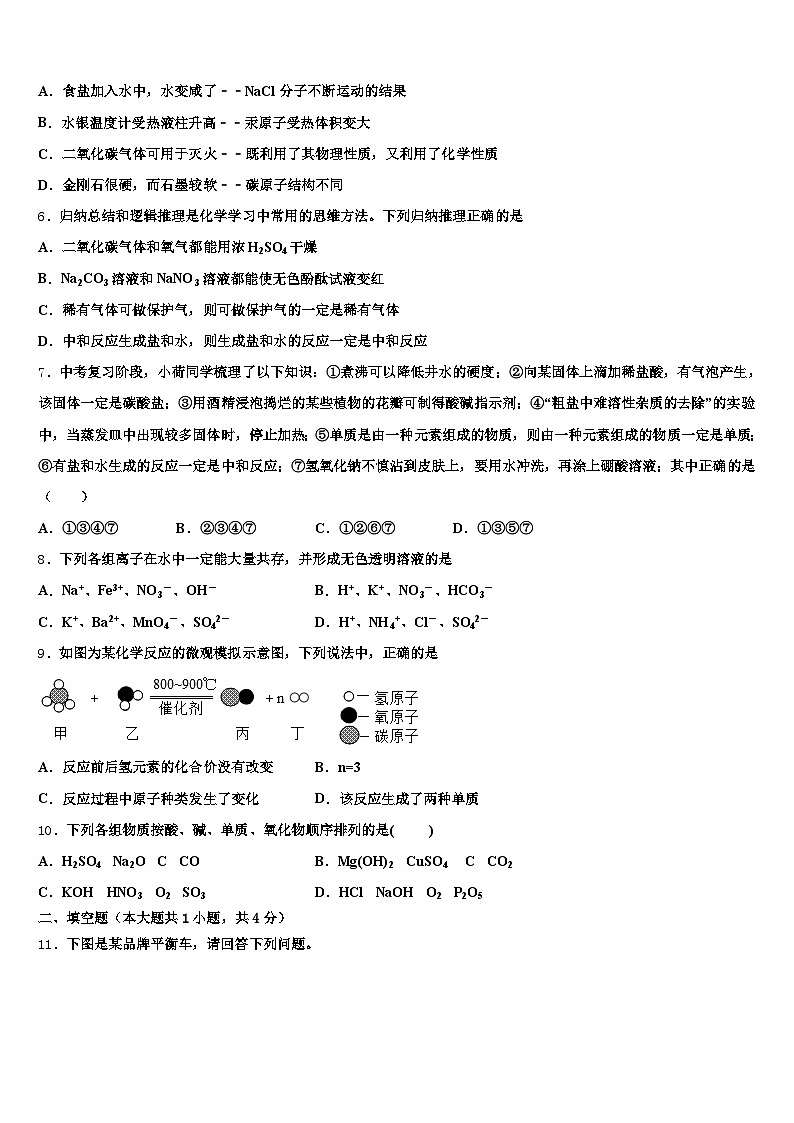 甘肃省临夏回族自治州2026年中考试题猜想化学试卷（含答案解析）第2页