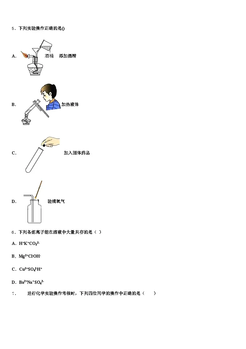 宜昌市2026年中考化学押题试卷（含答案解析）第2页