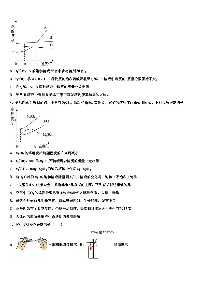 2026年韶关市中考押题化学预测卷（含答案解析）第2页