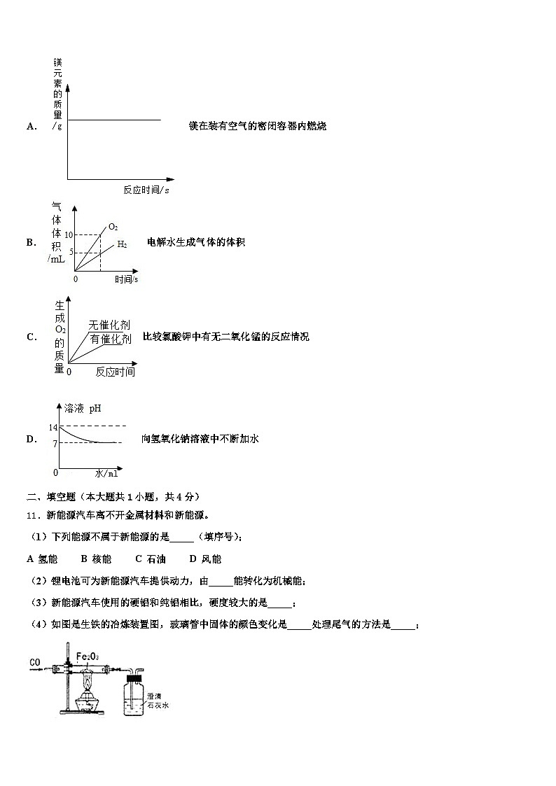 2026年吉林省中考化学最后一模试卷（含答案解析）第3页