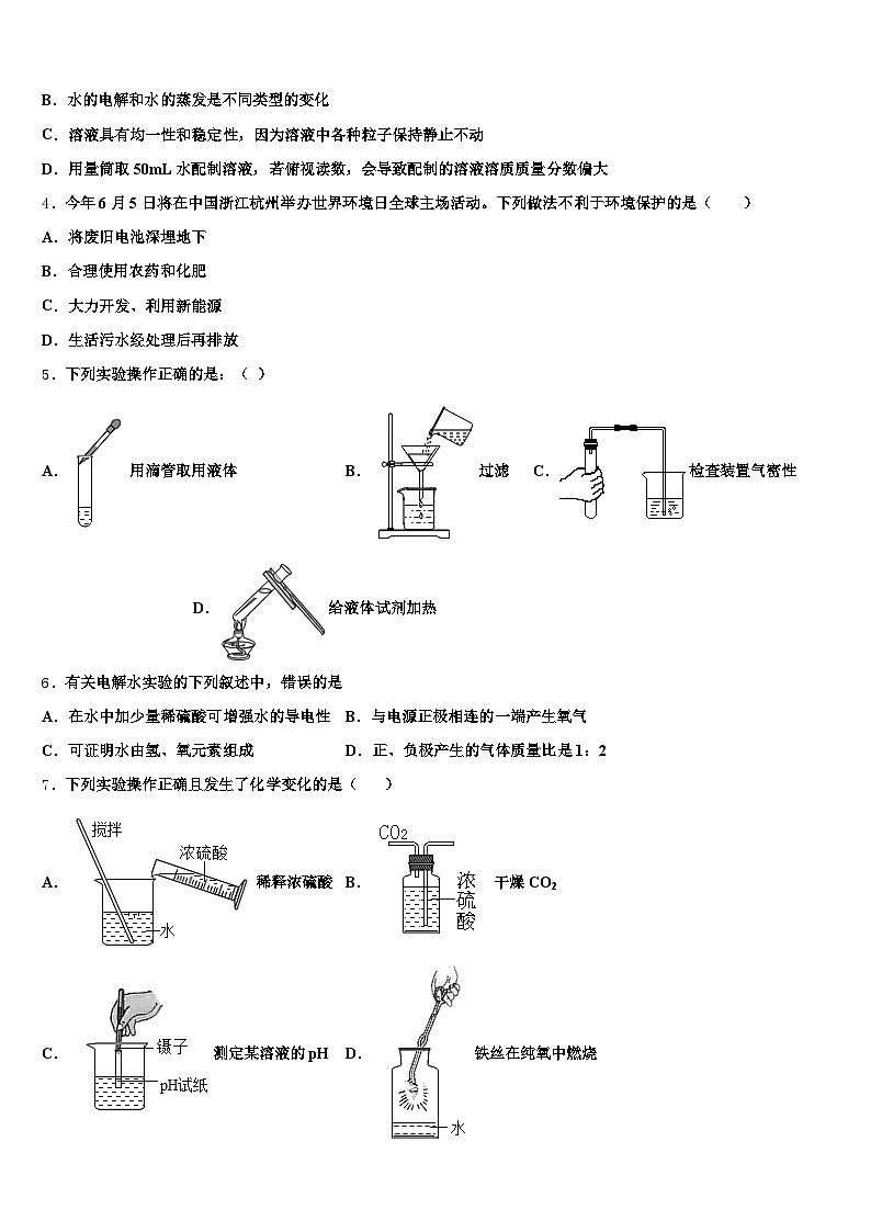 2026年山西省吕梁市中考猜题化学试卷（含答案解析）第2页