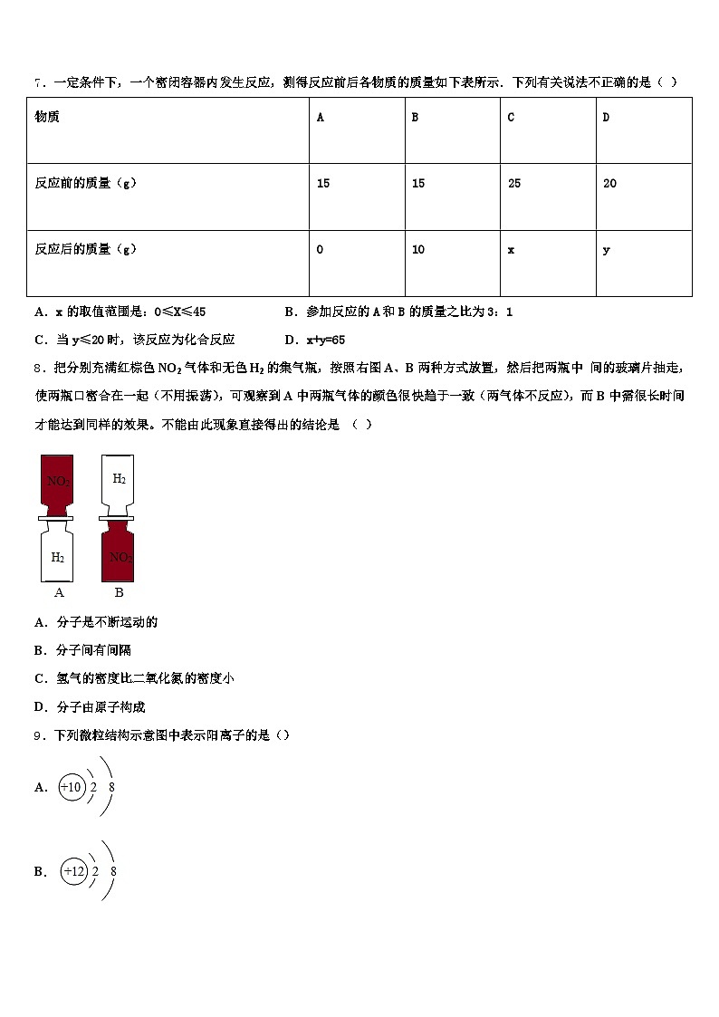 贵州省2025-2026学年中考化学考试模拟冲刺卷（含答案解析）第2页