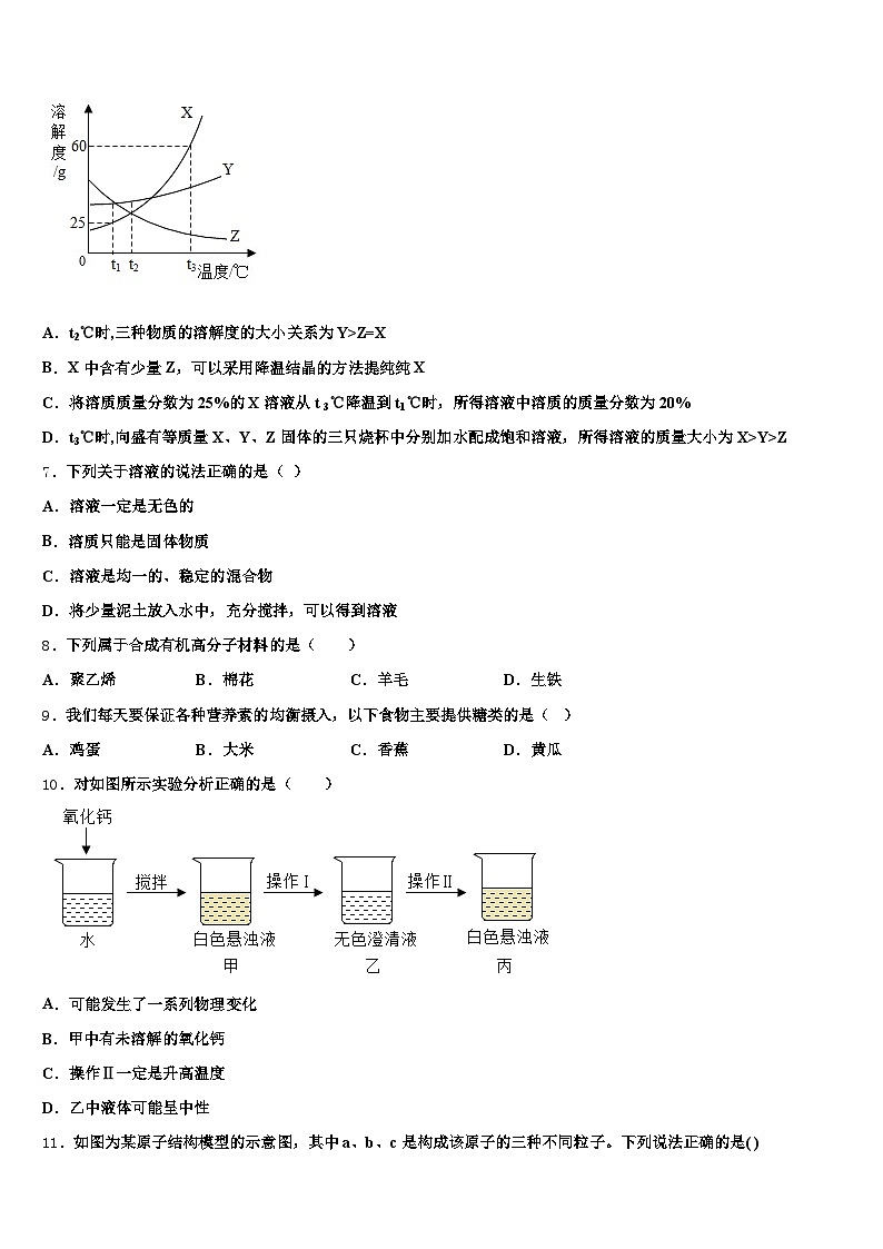 山东省东营市2026年中考化学最后冲刺浓缩精华卷（含答案解析）第2页