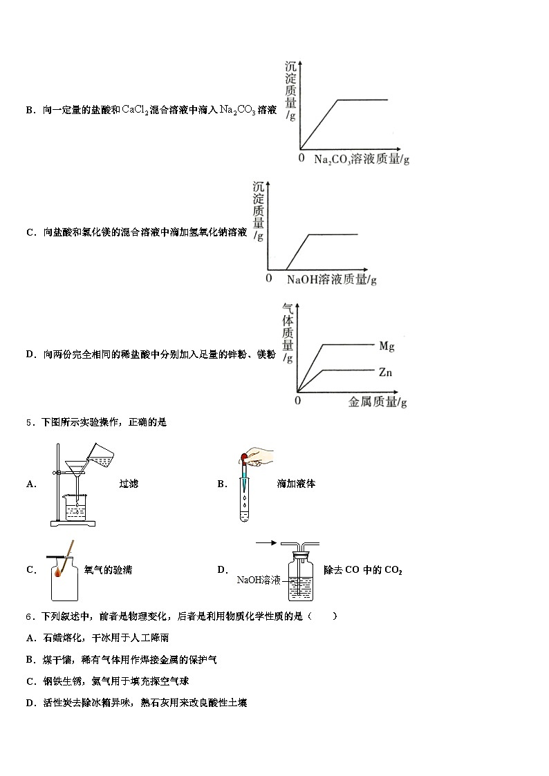 2026年河南省安阳市中考二模化学试题（含答案解析）第2页