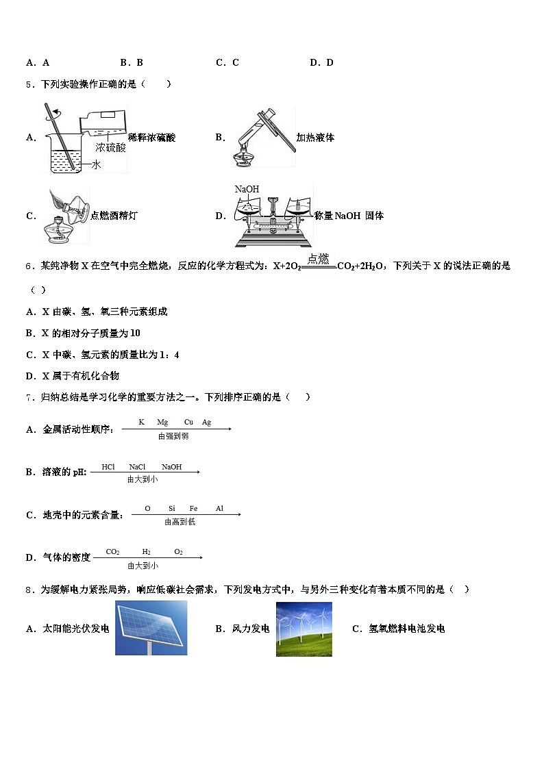 辽宁省阜新市2025-2026学年中考化学最后冲刺浓缩精华卷（含答案解析）第2页