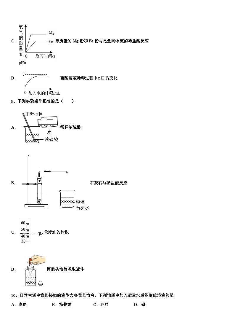 四川省绵阳市2026年中考化学最后一模试卷（含答案解析）第3页