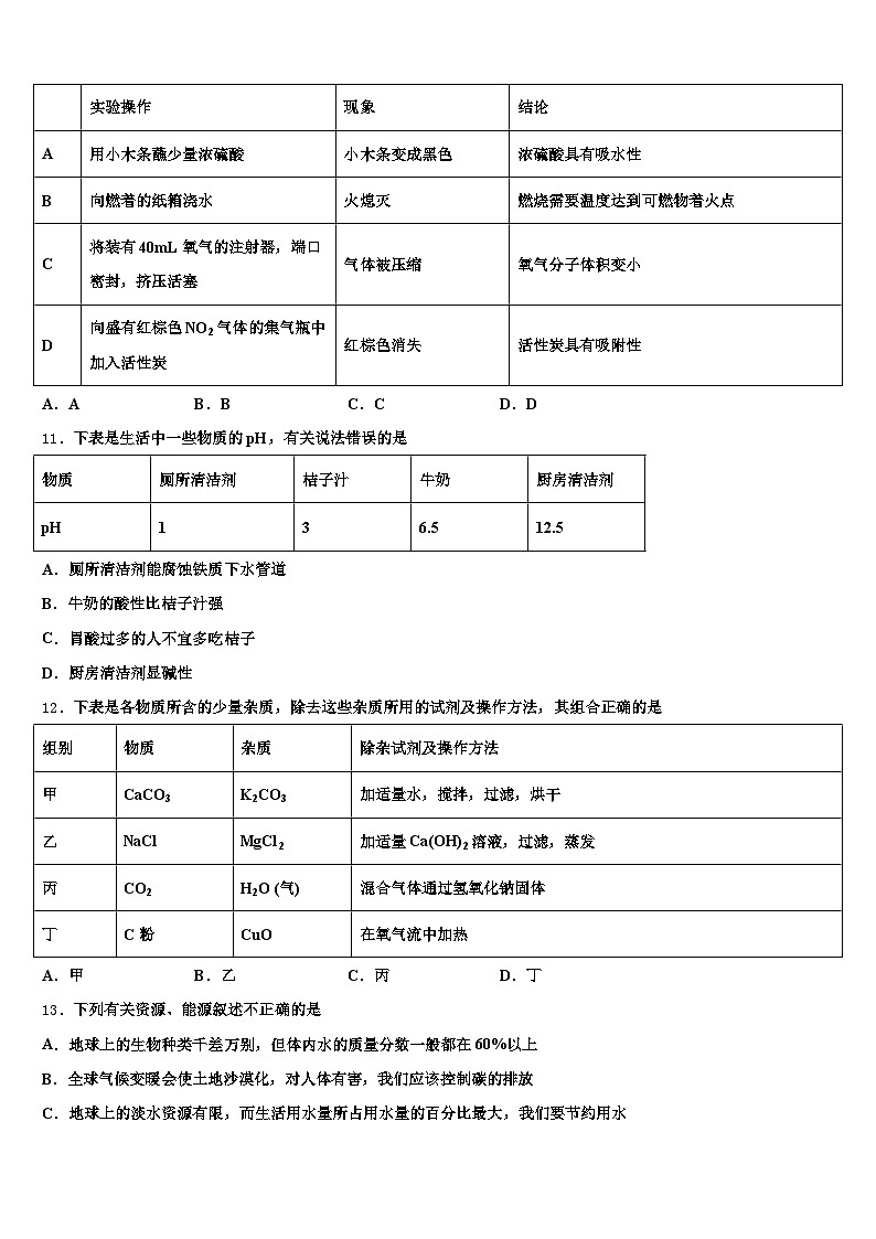 2026年山东省淄博市中考二模化学试题（含答案解析）第3页