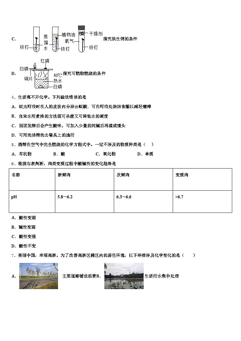 2026年新乡市中考化学模拟试题（含答案解析）第2页