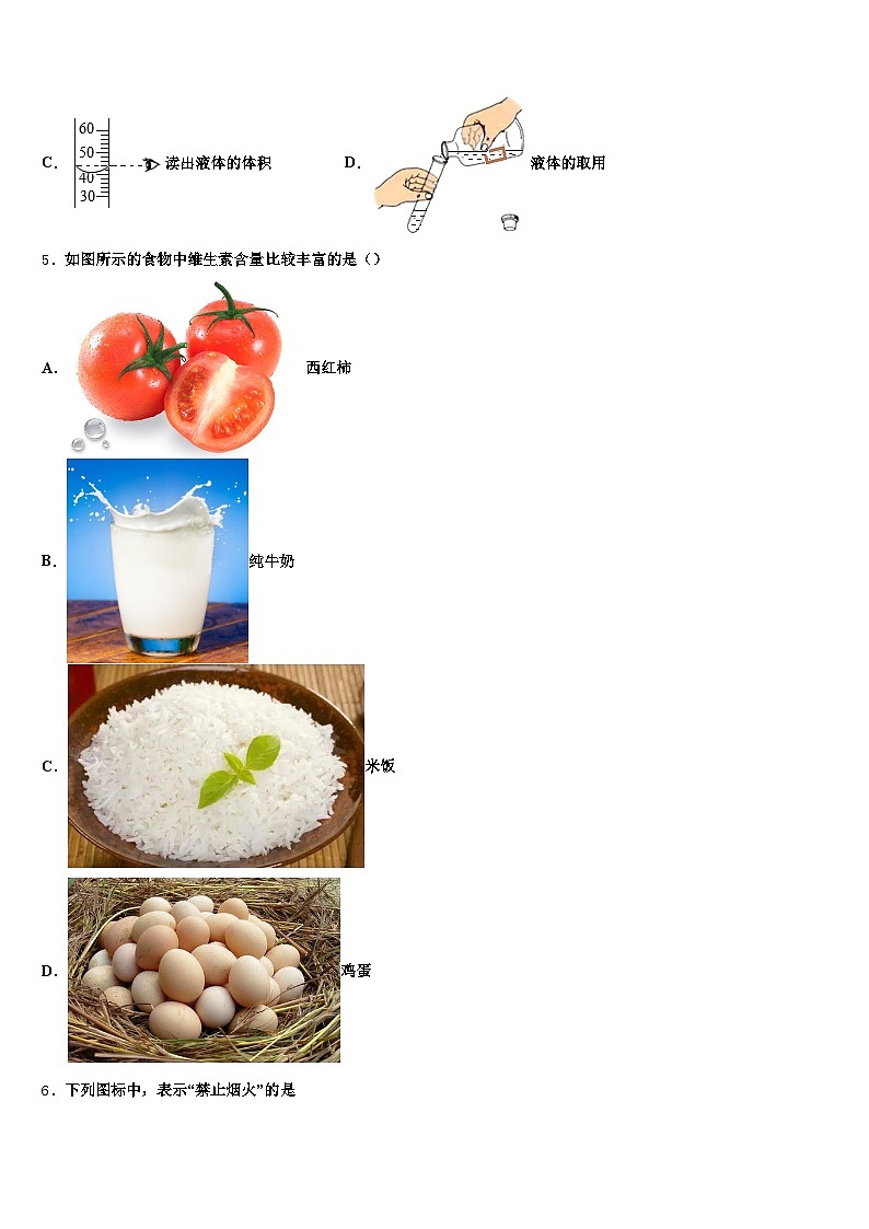 黑龙江省齐齐哈尔市2025-2026学年中考化学仿真试卷（含答案解析）第2页