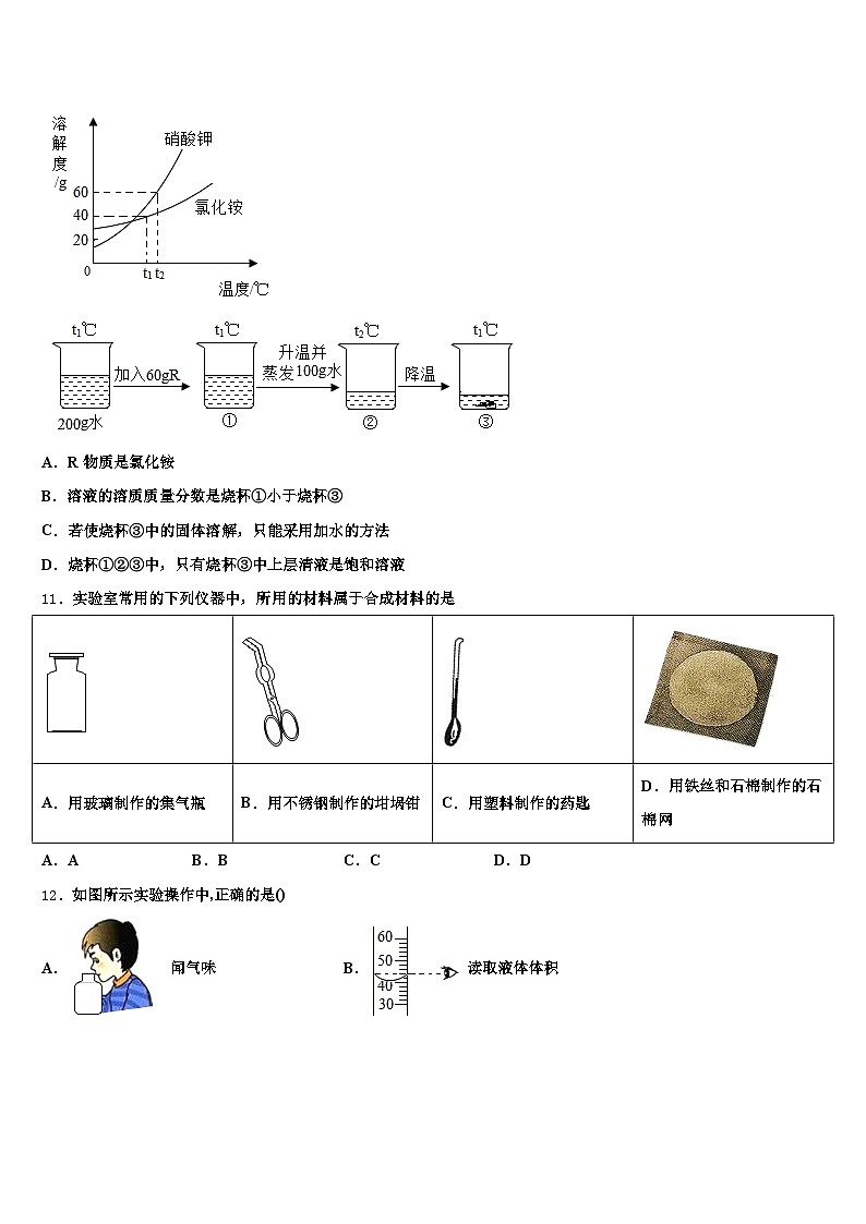 2026年青海省海东市中考化学考试模拟冲刺卷（含答案解析）第3页