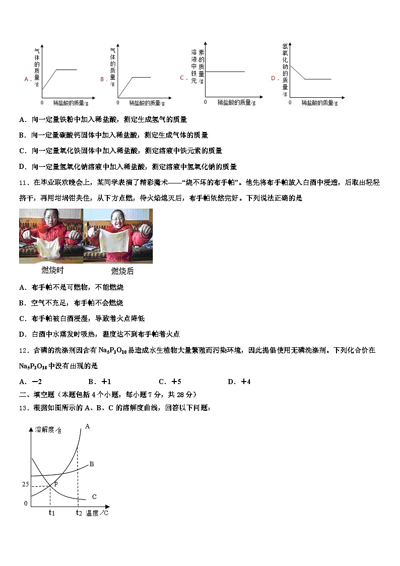 2026年辽宁省朝阳市中考化学五模试卷（含答案解析）第3页
