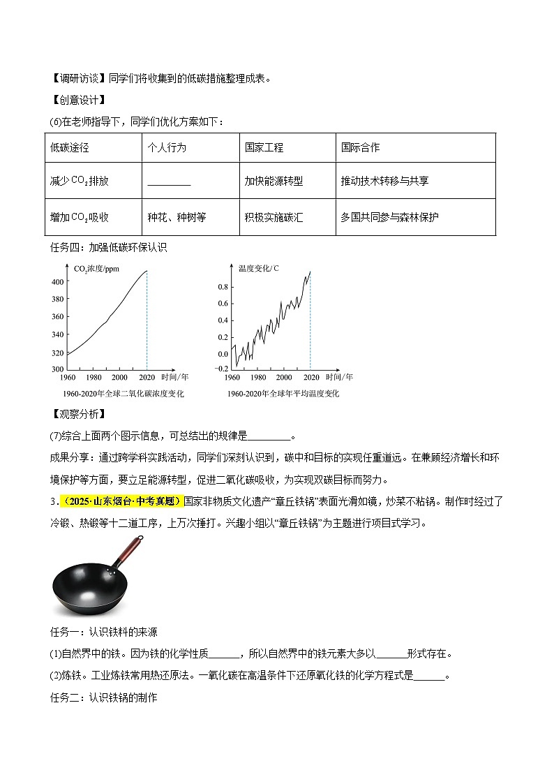 专题23 项目式探究题（全国通用）（原卷版）第3页
