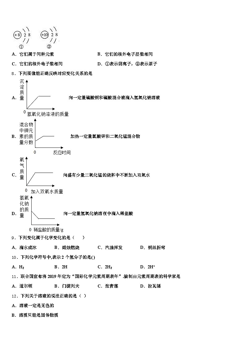 自贡市2026年中考化学全真模拟试题（含答案解析）第2页