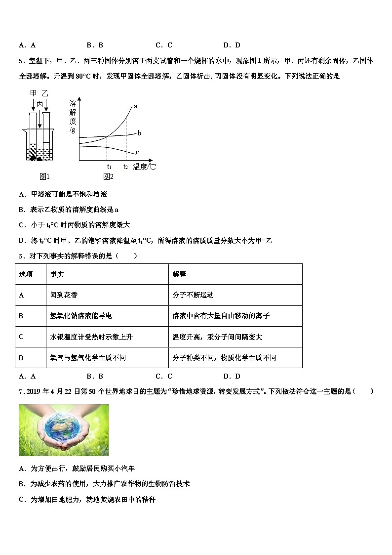 福建省龙岩市2025-2026学年中考试题猜想化学试卷（含答案解析）第2页