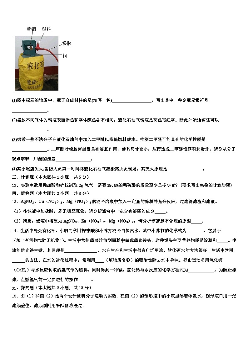 2026年淮安市中考化学猜题卷（含答案解析）第3页
