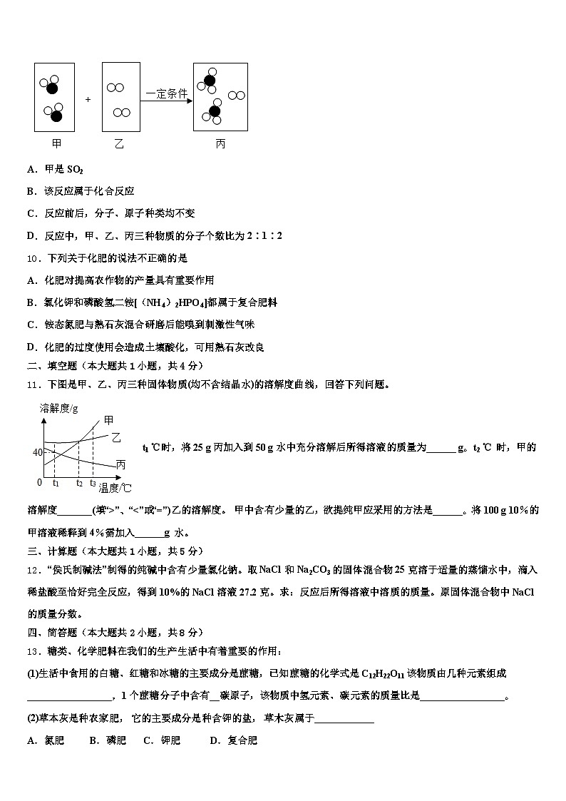 2026届山东省聊城市中考试题猜想化学试卷（含答案解析）第3页